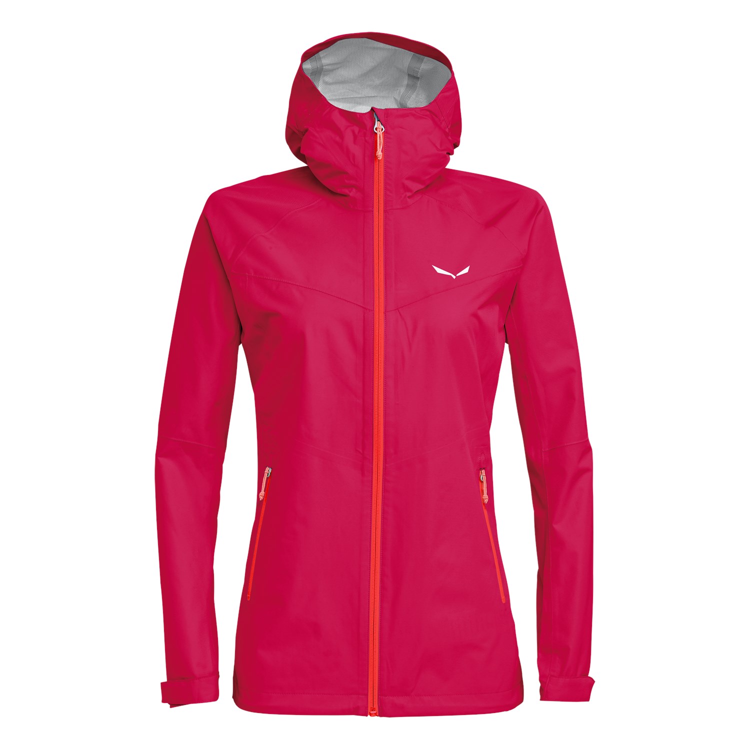 Salewa Women's Puez Aqua Powertex Hardshell Jackets Pink/Rose Red OVU-783120